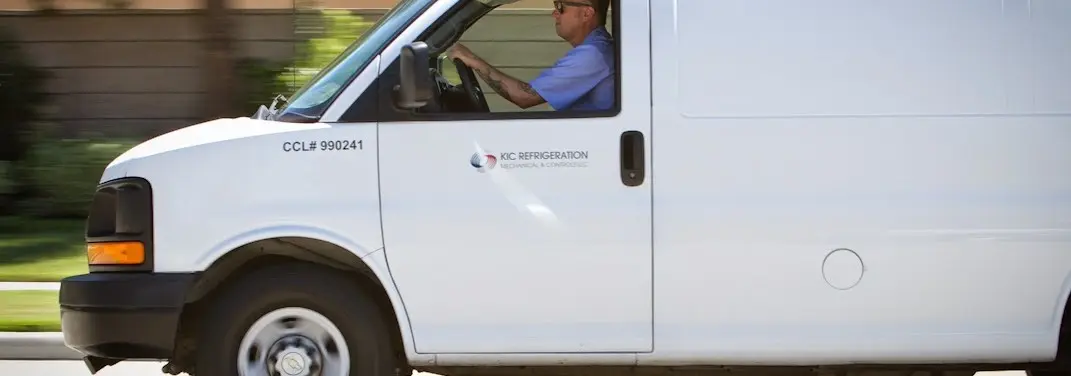 KIC Refrigeration service vehicle serving Sweden area